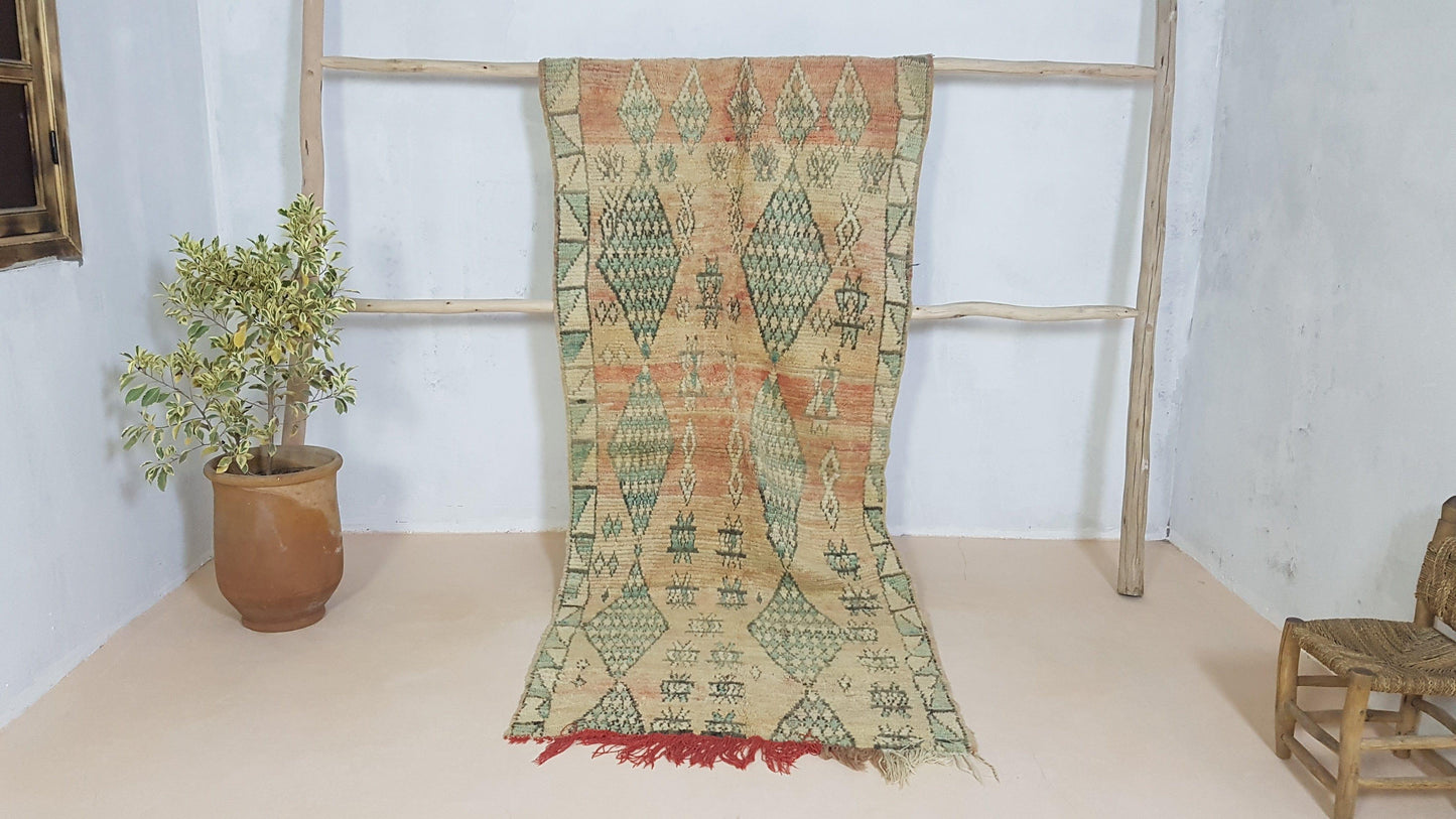 Vintage Boujaad rug, 260 x 115 cm || 8.53 x 3.77 feet