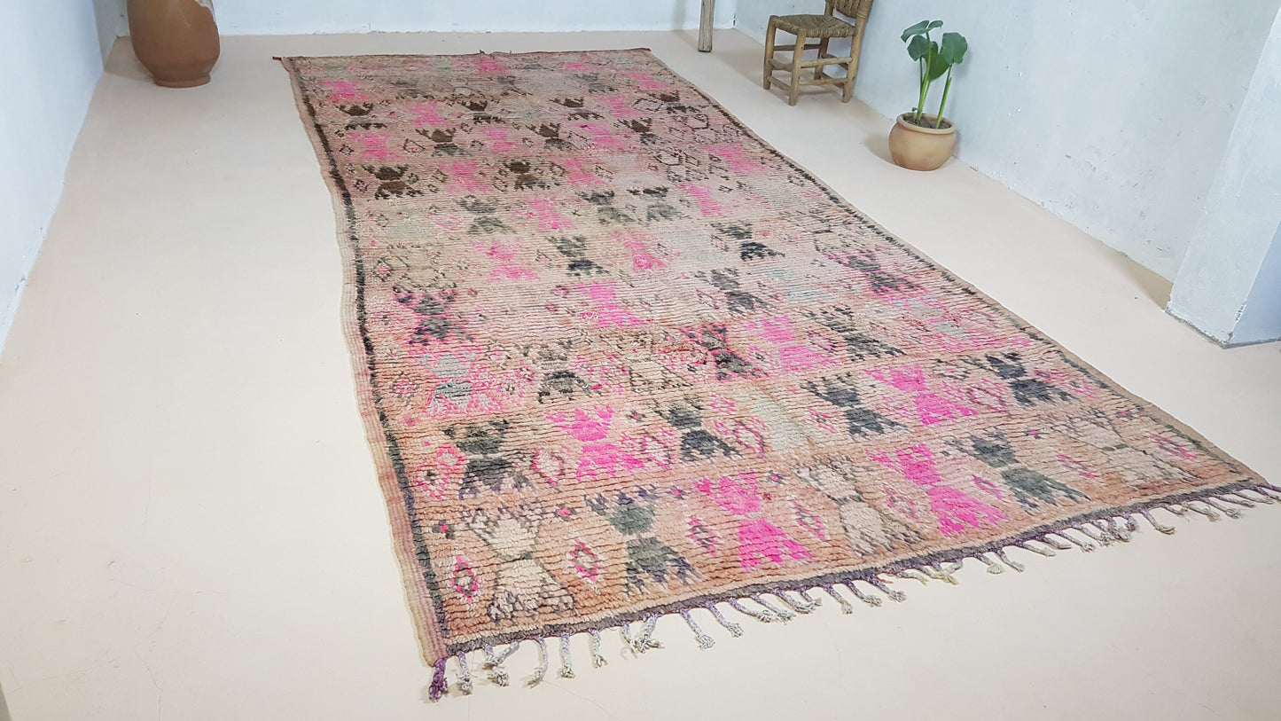 Vintage Boujaad rug, 370 x 175 cm || 12.14 x 5.74 feet