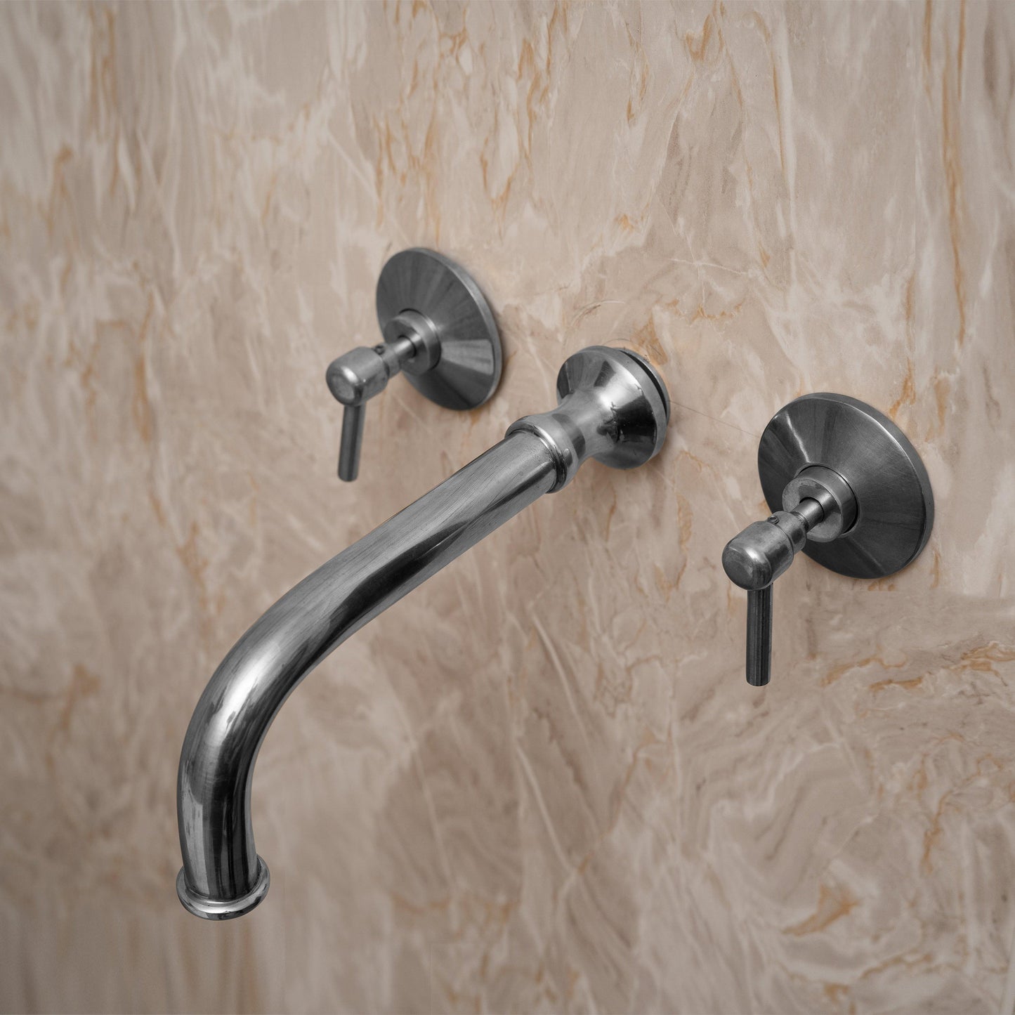 Unlacquered Brass Wall Mounted Faucet