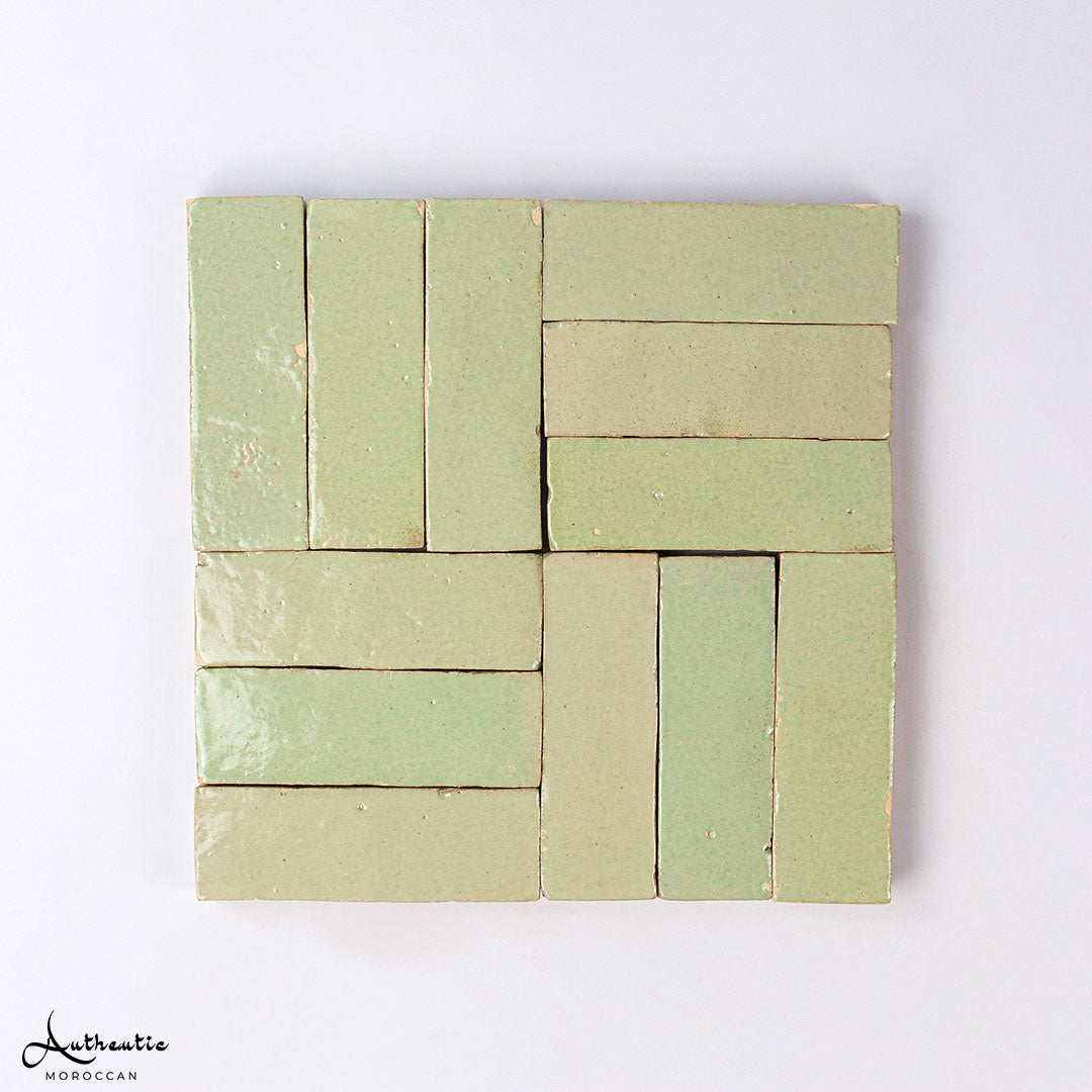 Bejmat Rectangular Tiles, Sage