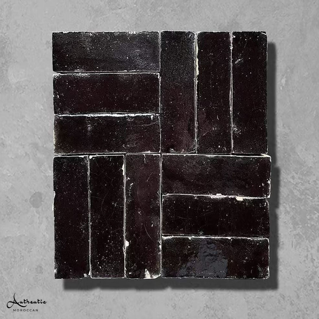 Bejmat Rectangular Tiles, Black