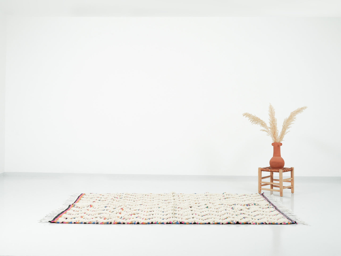 Handmade wool colorful Kilim Rug - Boho Style - Interior Design  n°2658 - Courant - 237 x 147 cm