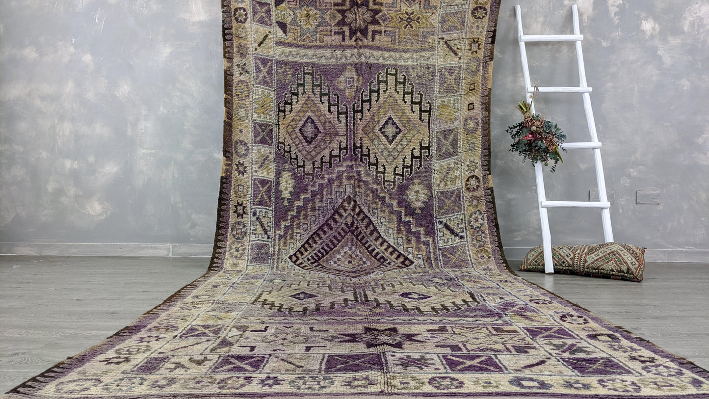 Vintage Boujaad rug, 420 x 175 cm || 13.78 x 5.74 feet