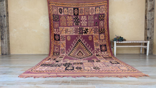 Vintage Boujaad rug, 365 x 185 cm || 11.98 x 6.07 feet