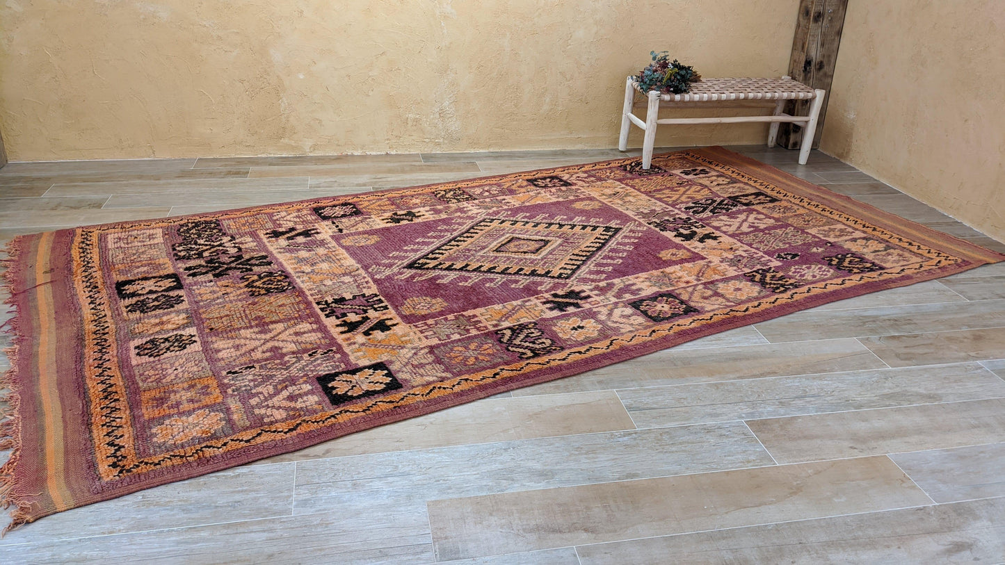 Vintage Boujaad rug, 365 x 185 cm || 11.98 x 6.07 feet