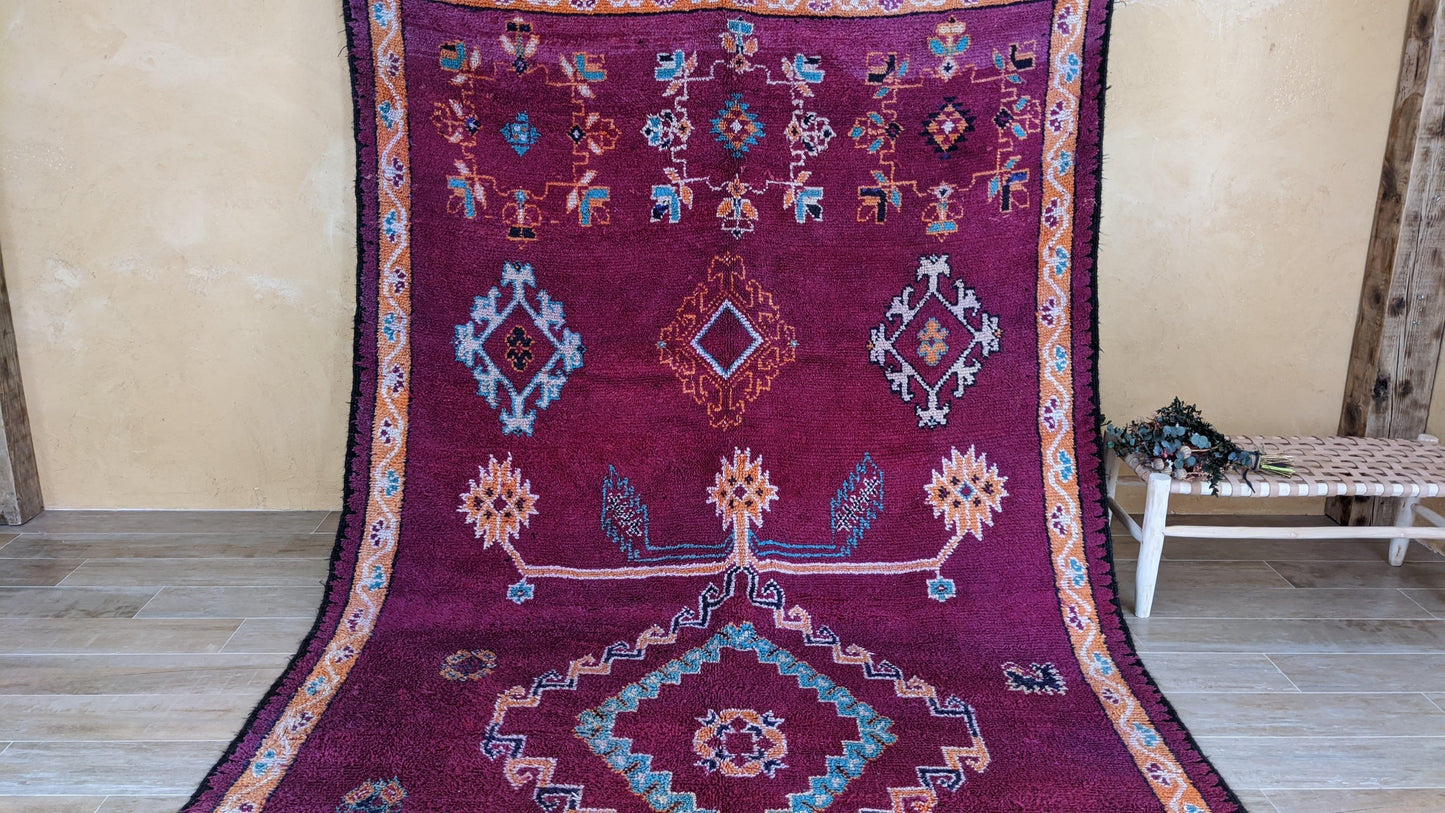 Vintage Boujaad rug, 530 x 220 cm || 17.39 x 7.22 feet