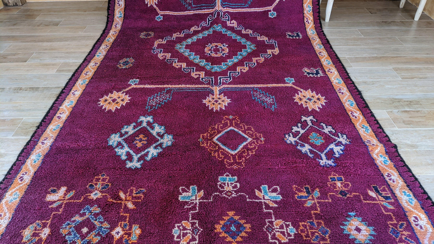 Vintage Boujaad rug, 530 x 220 cm || 17.39 x 7.22 feet