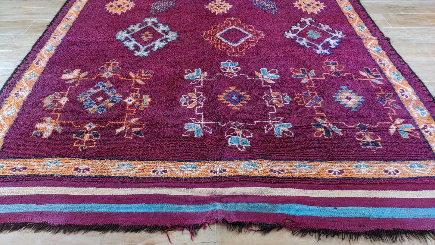 Vintage Boujaad rug, 530 x 220 cm || 17.39 x 7.22 feet