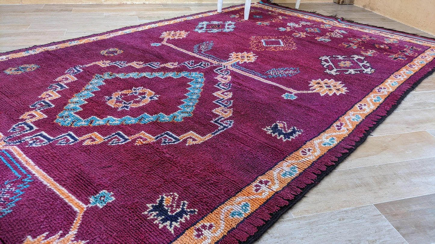 Vintage Boujaad rug, 530 x 220 cm || 17.39 x 7.22 feet