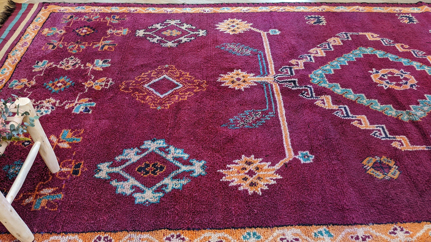 Vintage Boujaad rug, 530 x 220 cm || 17.39 x 7.22 feet