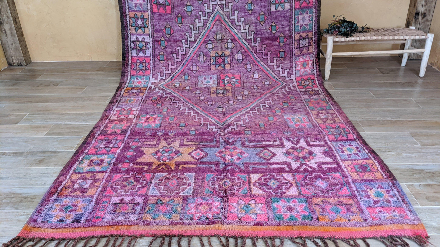 Vintage Boujaad rug, 400 x 200 cm || 13.12 x 6.56 feet