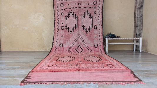 Vintage Boujaad rug, 415 x 155 cm || 13.62 x 5.09 feet