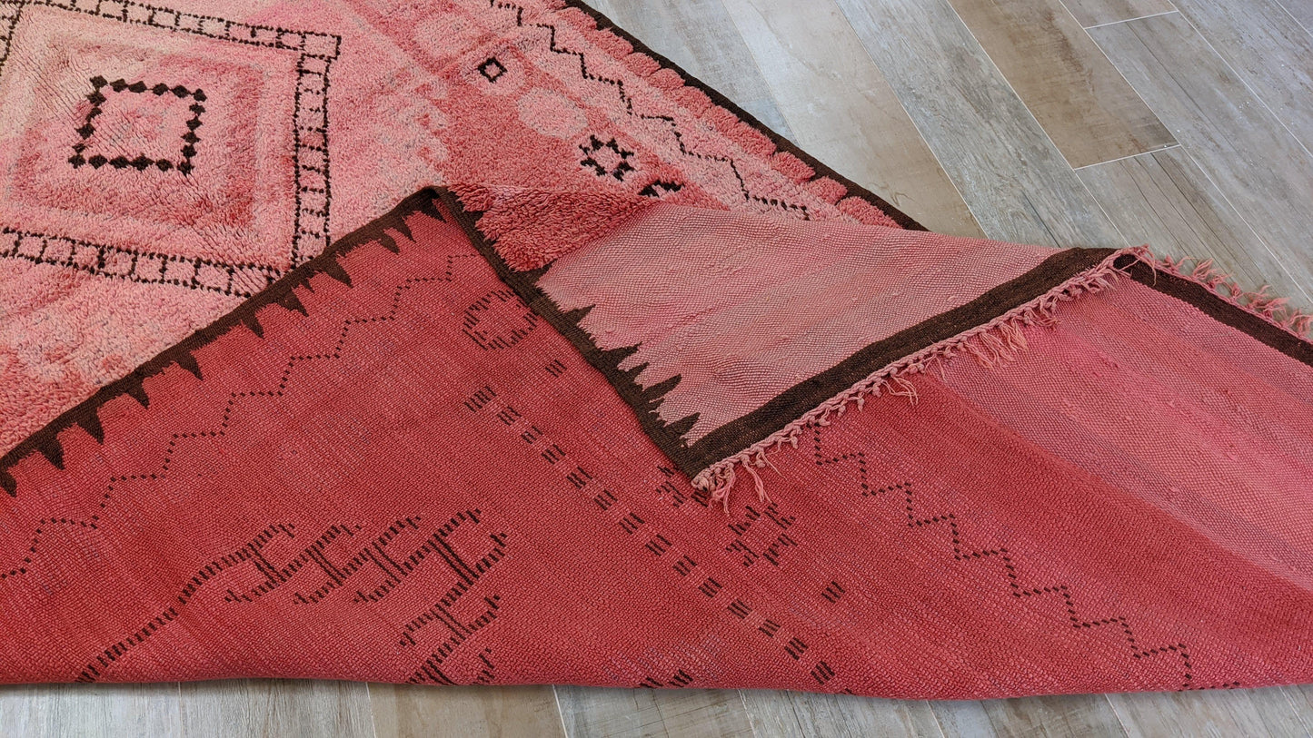 Vintage Boujaad rug, 415 x 155 cm || 13.62 x 5.09 feet