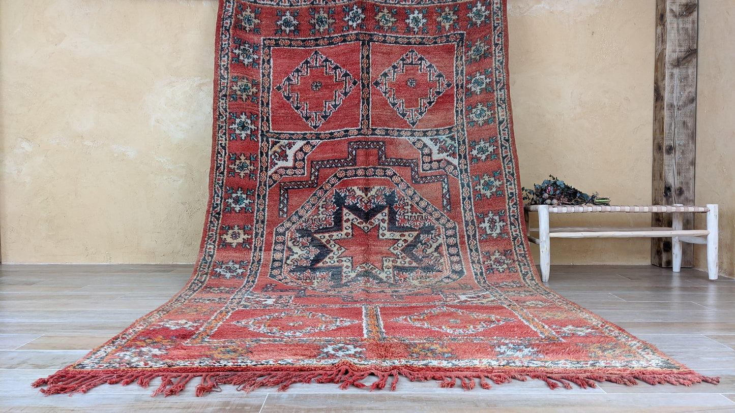 Vintage Boujaad rug, 340 x 190 cm || 11.15 x 6.23 feet