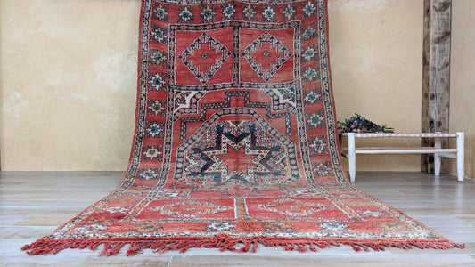 Vintage Boujaad rug, 340 x 190 cm || 11.15 x 6.23 feet