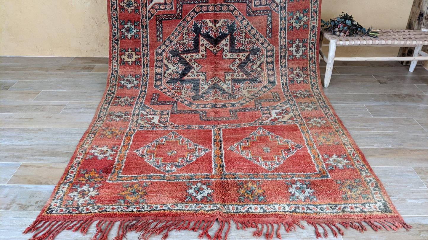 Vintage Boujaad rug, 340 x 190 cm || 11.15 x 6.23 feet