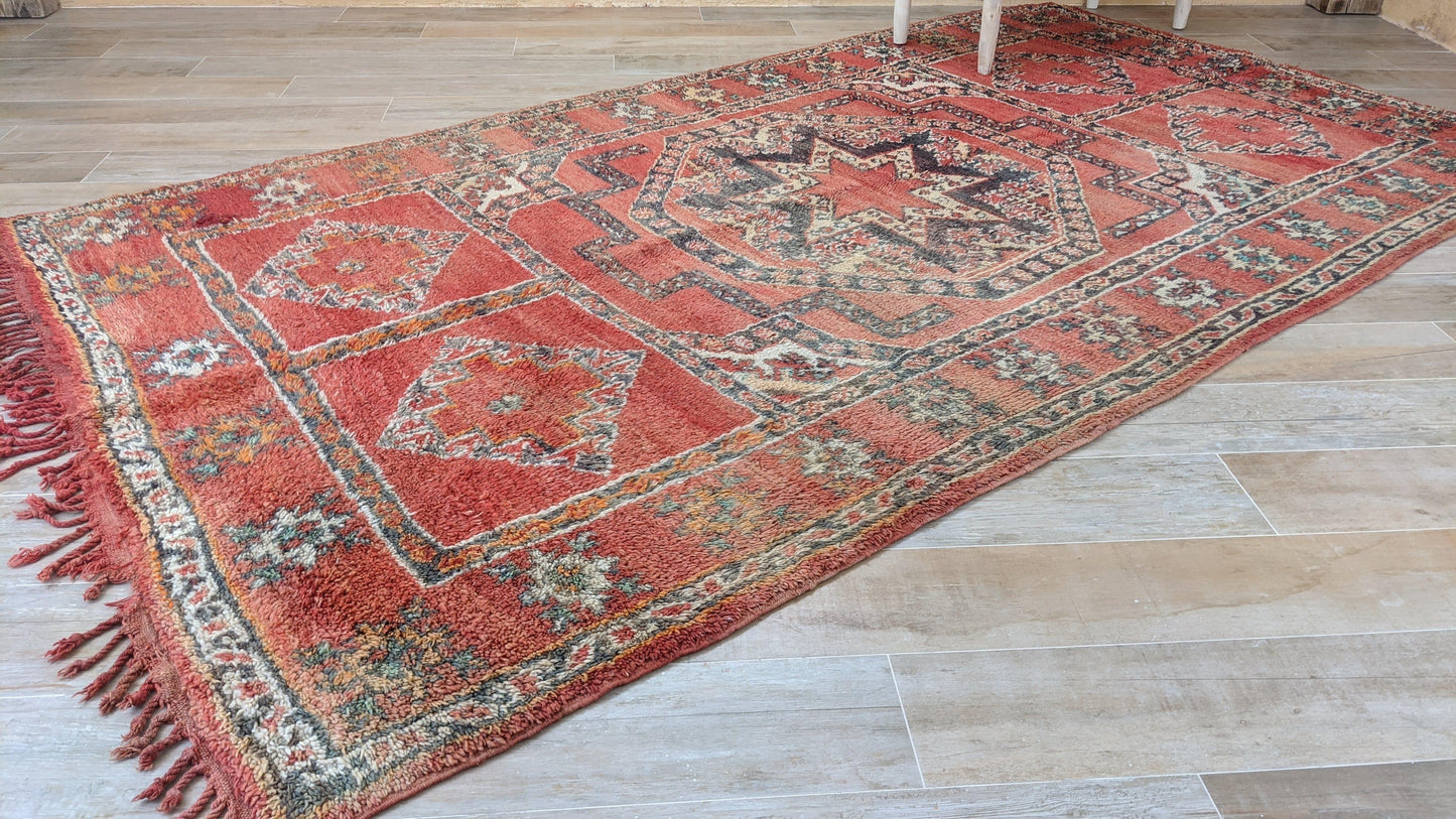 Vintage Boujaad rug, 340 x 190 cm || 11.15 x 6.23 feet