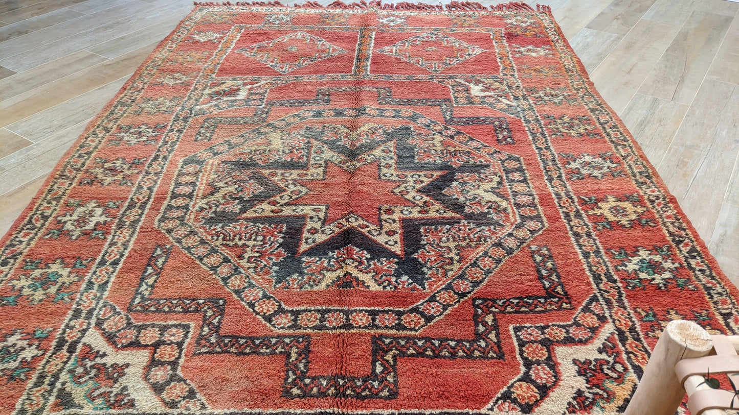 Vintage Boujaad rug, 340 x 190 cm || 11.15 x 6.23 feet