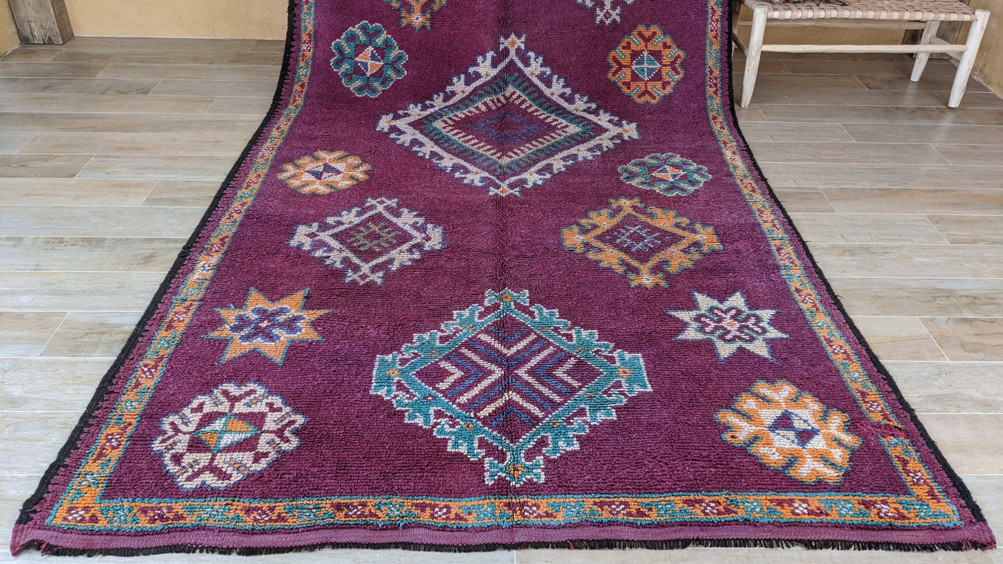 Vintage Boujaad rug, 425 x 200 cm || 13.94 x 6.56 feet