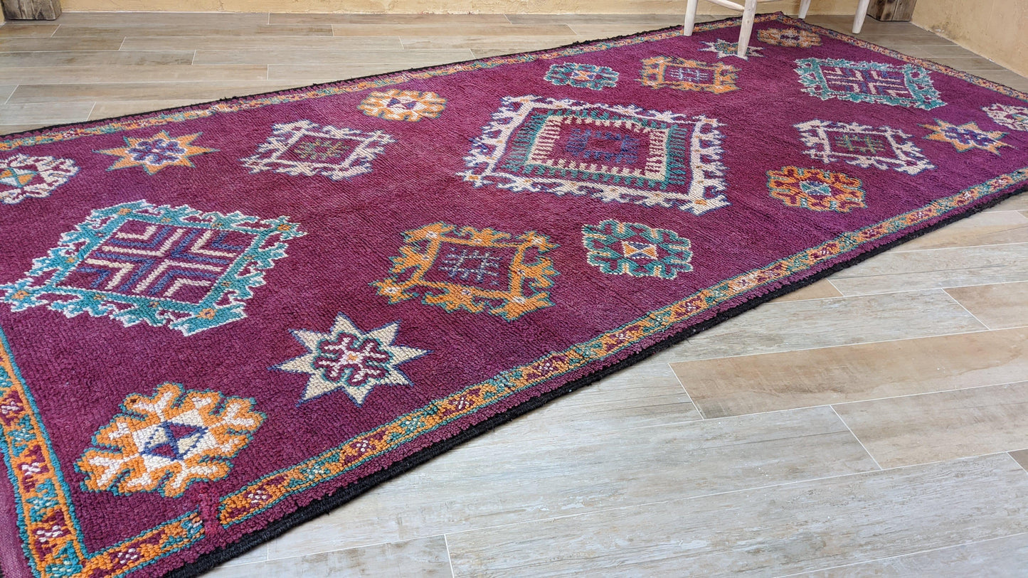 Vintage Boujaad rug, 425 x 200 cm || 13.94 x 6.56 feet