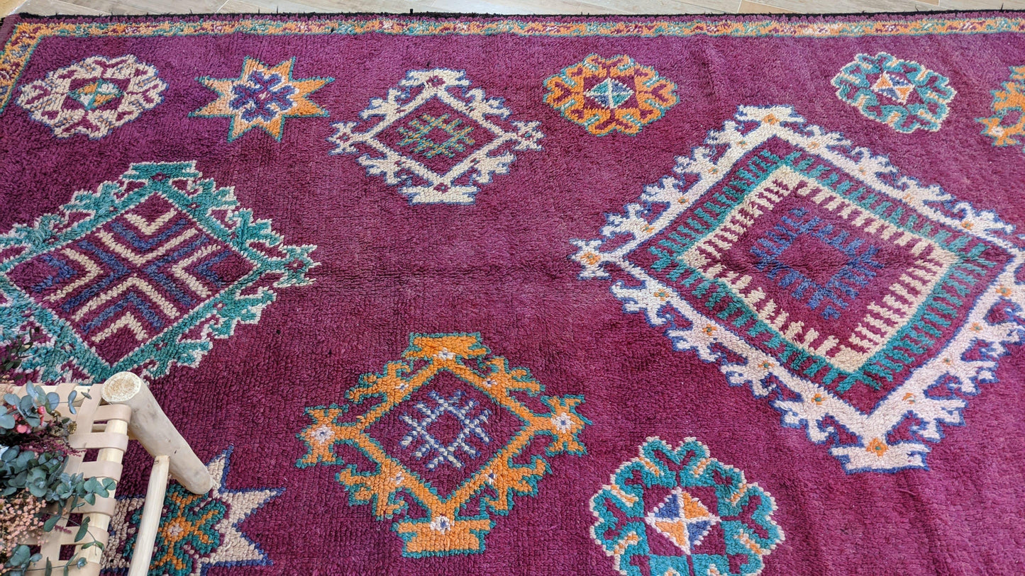 Vintage Boujaad rug, 425 x 200 cm || 13.94 x 6.56 feet