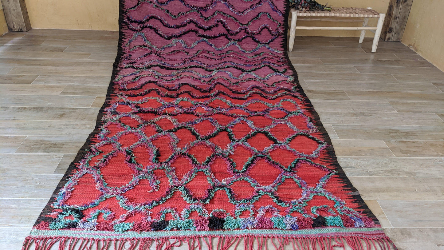 Vintage Boujaad rug, 455 x 180 cm || 14.93 x 5.91 feet