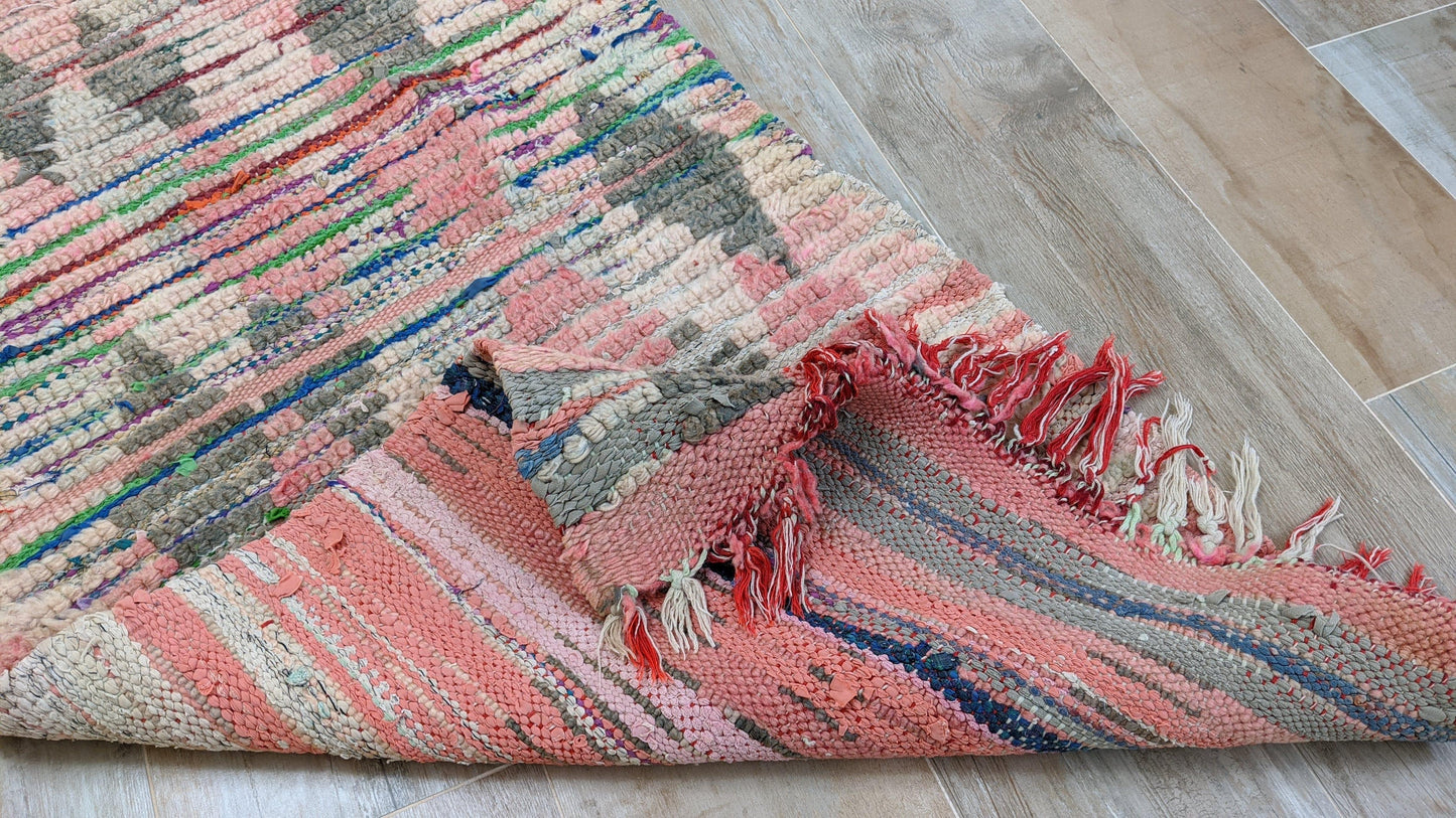 Vintage Berber Rug - 240 x 65 cm || 7.87 x 2.13 feet