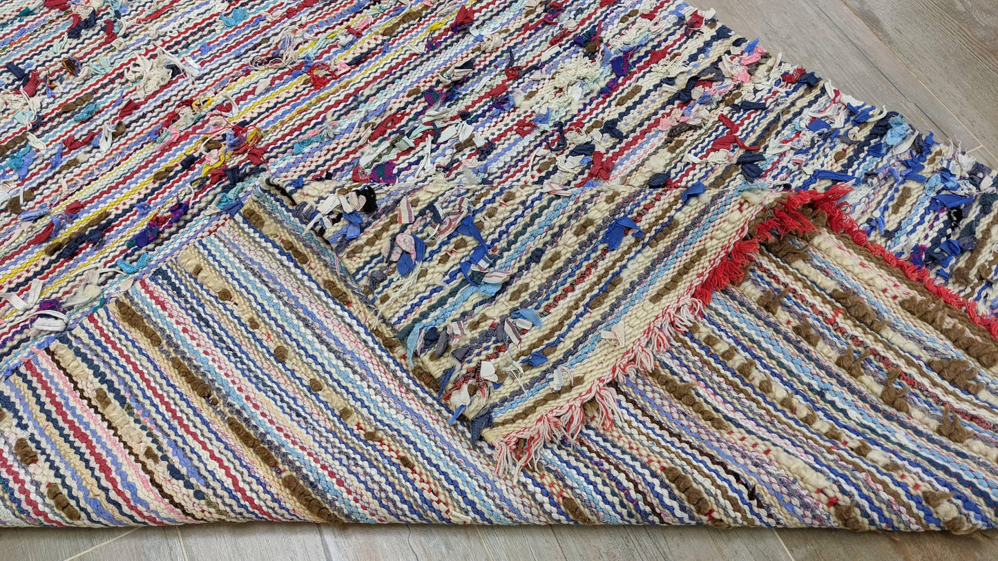 Vintage Boucherouite Rug - 165 x 90 cm || 5.41 x 2.95 feet