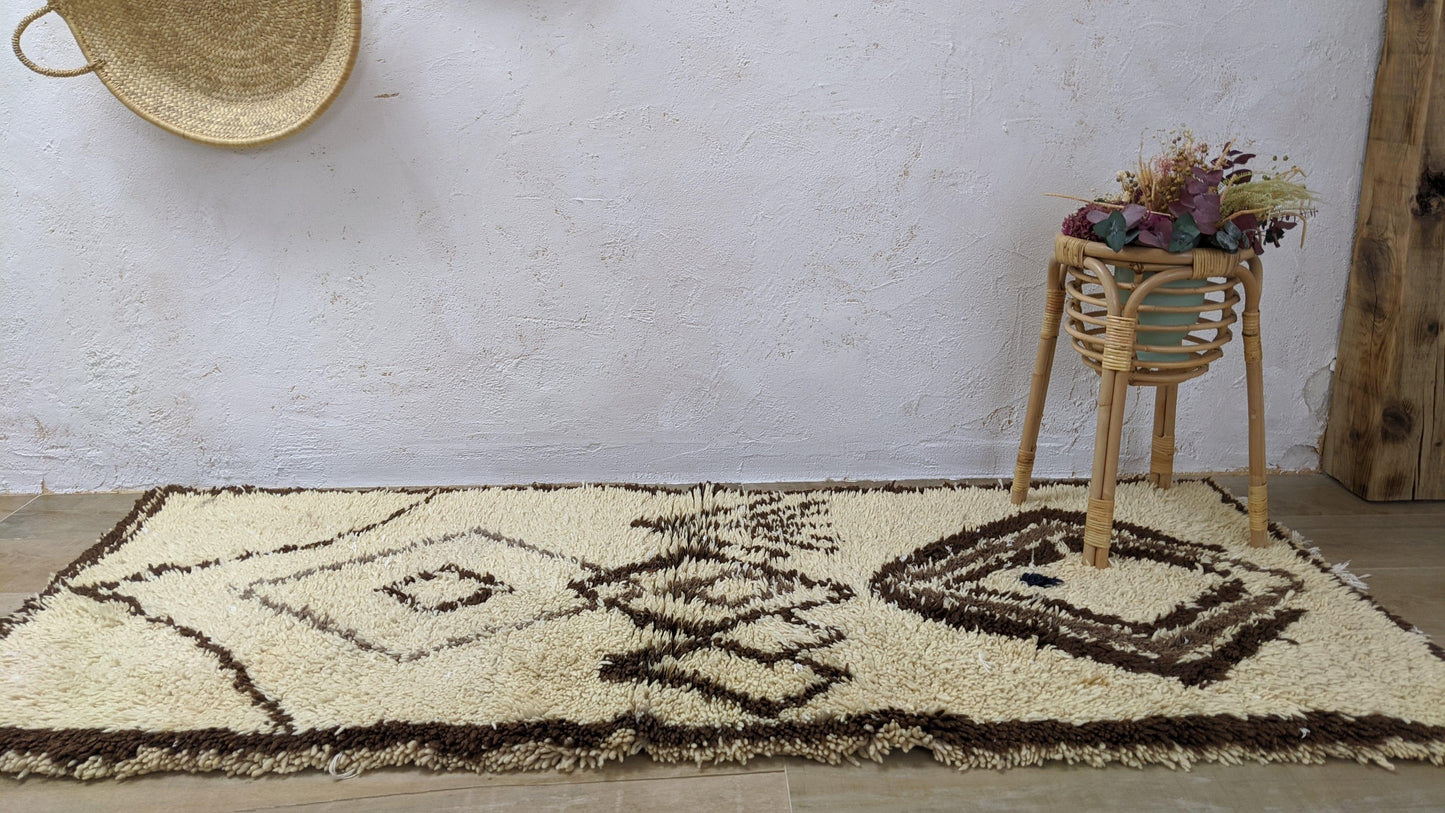 Vintage Berber Rug - 175 x 75 cm || 5.74 x 2.46 feet