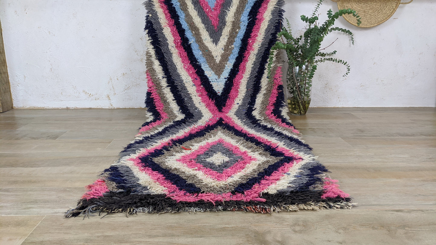 Vintage Berber Rug - 200 x 85 cm || 6.56 x 2.79 feet