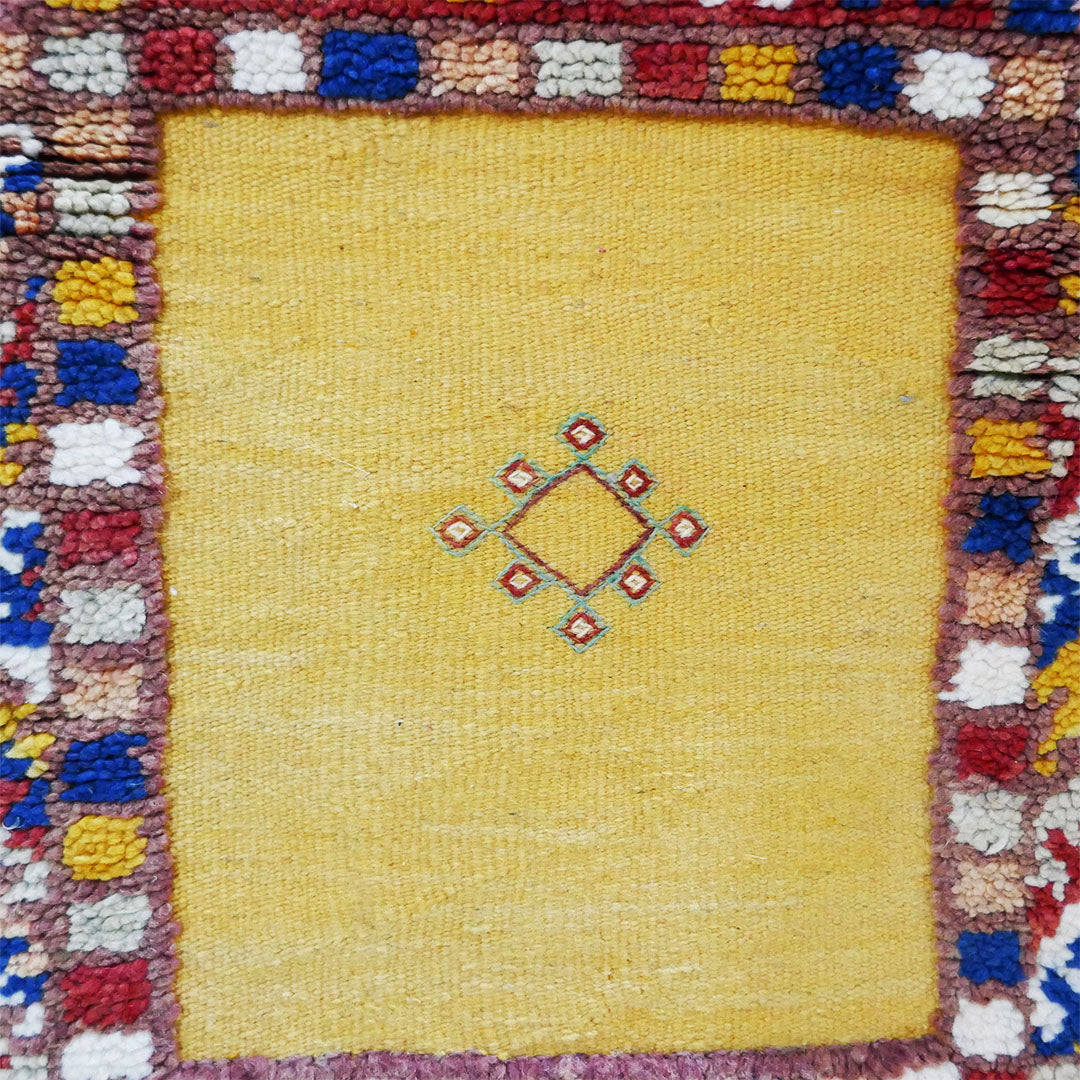 Tazenakht Rug - Handmade Wool Colorful Rug - Boho style -255X145 - TR0068