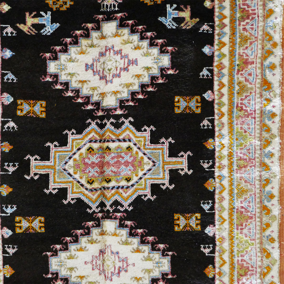 Tazenakht Rug - Handmade Wool Colorful Rug - Boho style -230X145 - TR0064