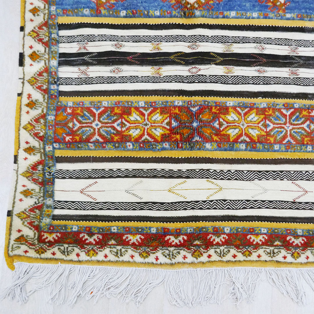 Tazenakht Rug - 190X110 - TR0059 Handmade Wool Colorful Rug - Boho style