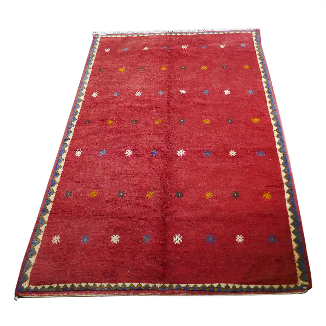 Tazenakht Rug - Handmade Wool Colorful Rug - Boho style-255X160 - TR0094