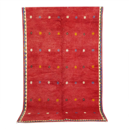 Tazenakht Rug - Handmade Wool Colorful Rug - Boho style-255X160 - TR0094