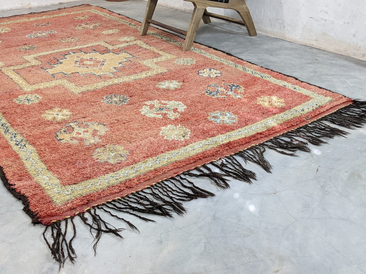 Vintage 1970s Handwoven Boujaad Rug, 320 x 175 cm || 10,5 x 5,74 feet, V-7505