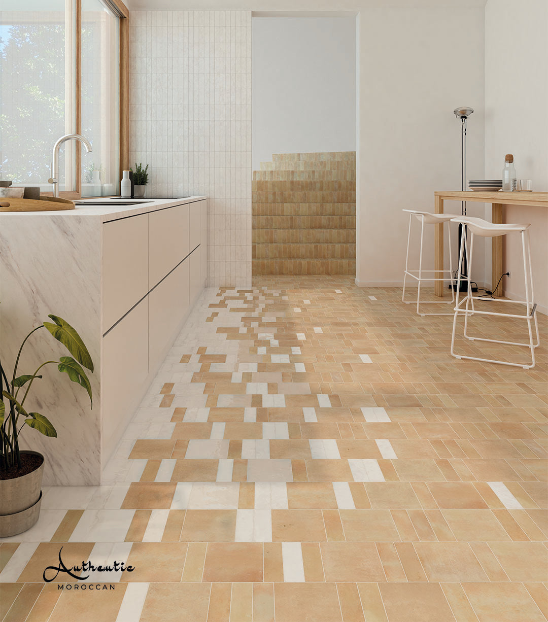 Bejmat Rectangular Tiles, Natural