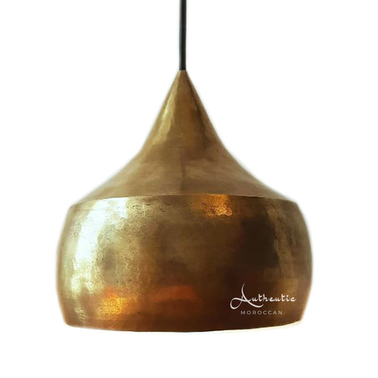 Dom Lamp - Ceiling Light - Antique Gold Brass - Vintage style Lamp