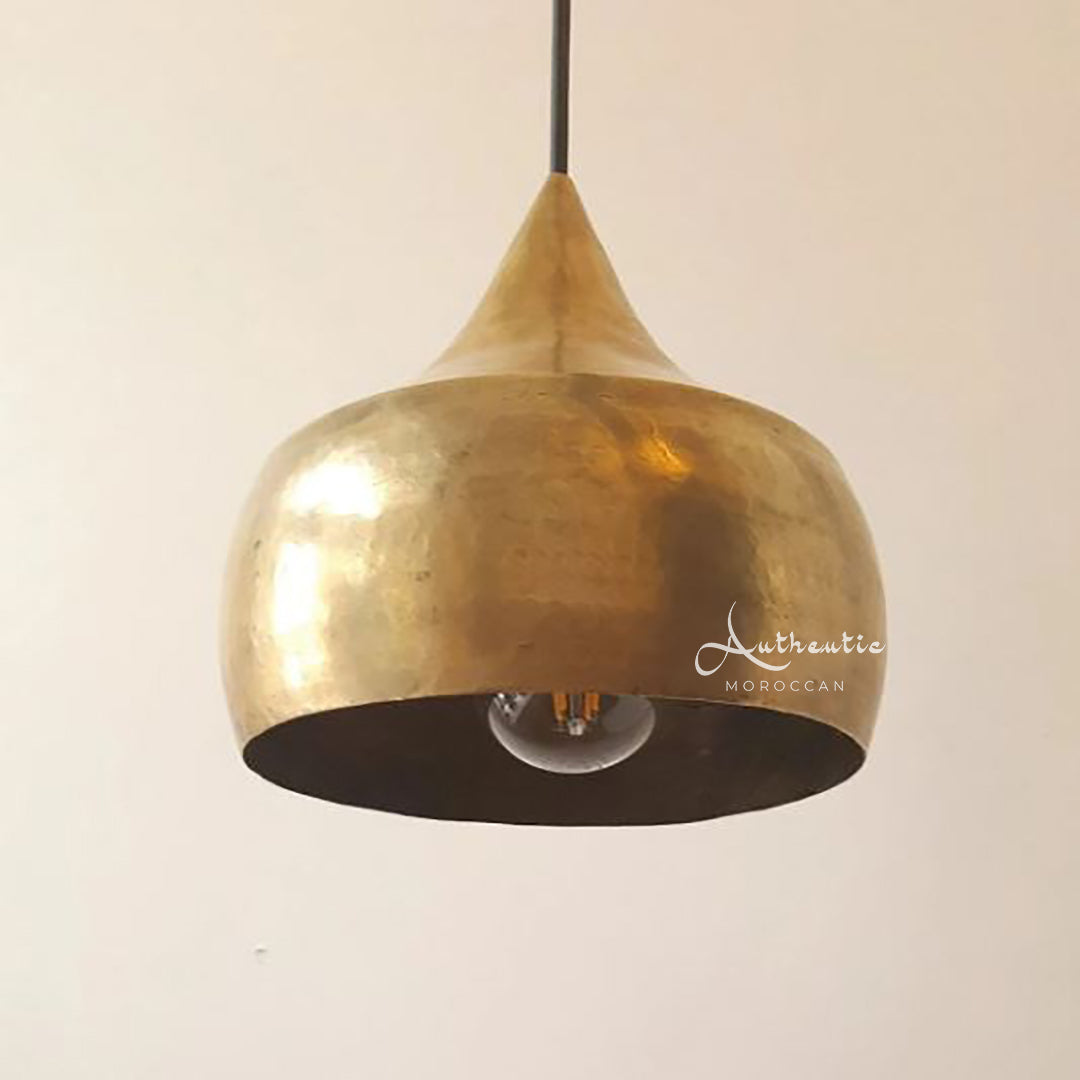 Dom Lamp - Ceiling Light - Antique Gold Brass - Vintage style Lamp