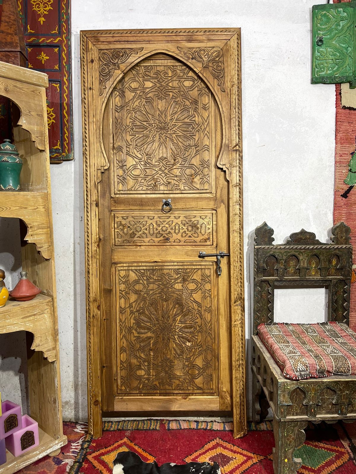 Timeless Elegance: Handcrafted Vintage-Style Moroccan Doors