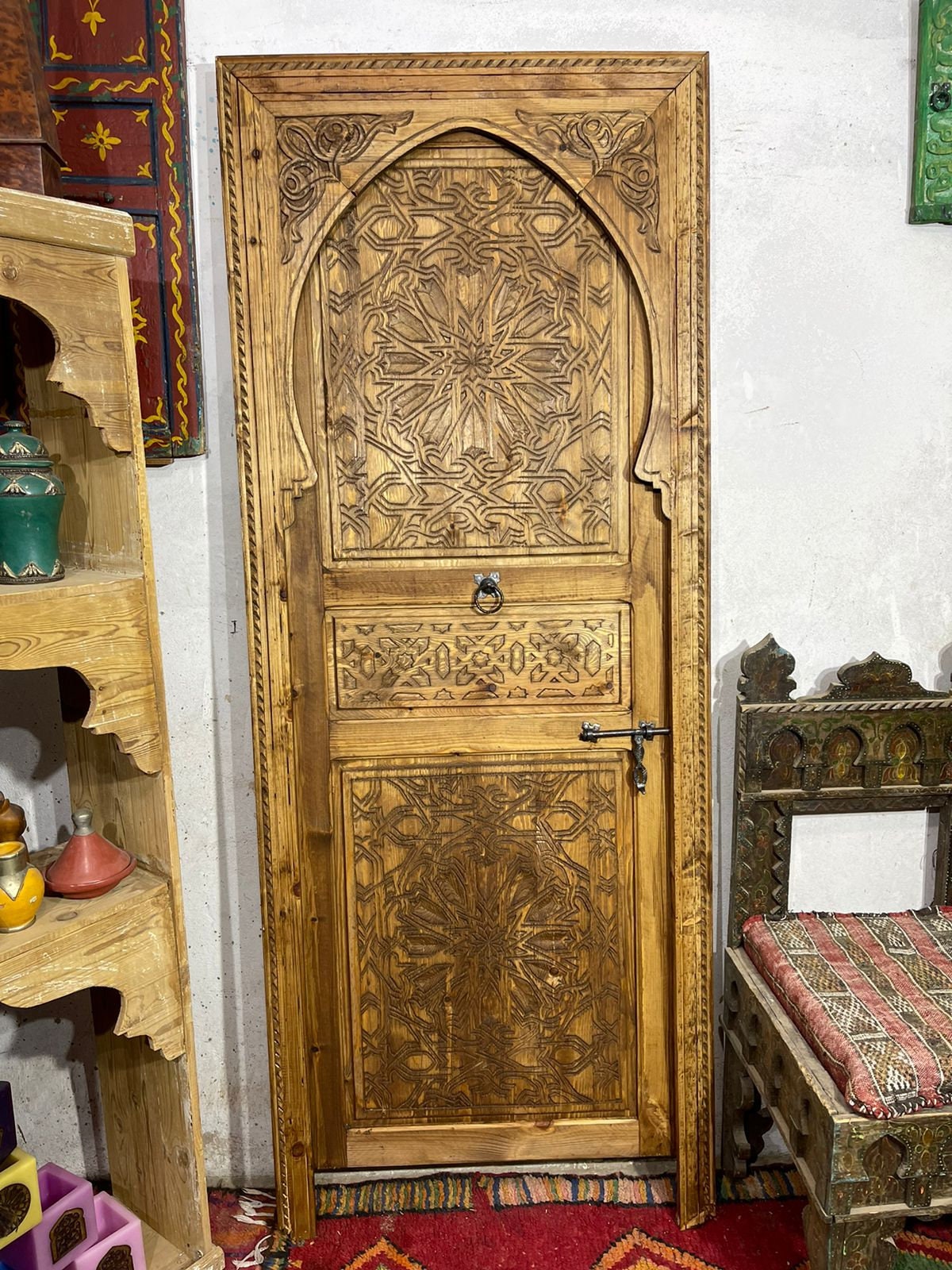 Timeless Elegance: Handcrafted Vintage-Style Moroccan Doors