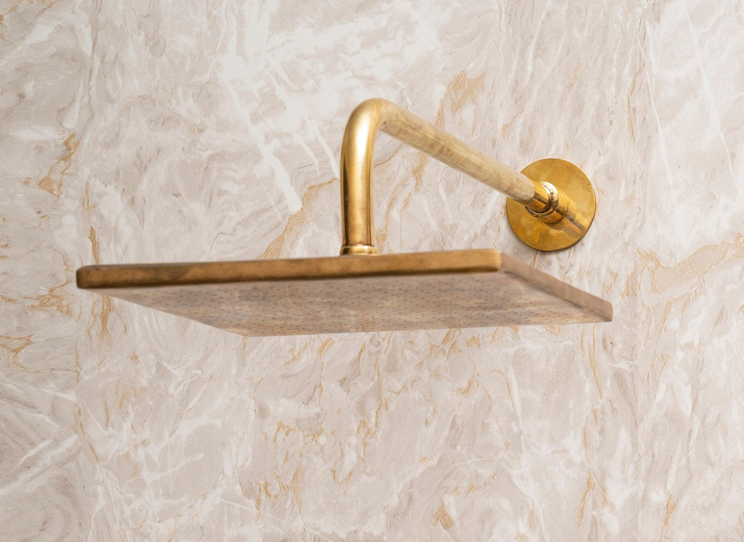 Unlacquered Brass Shower System with Handels & Rough-In Valve included