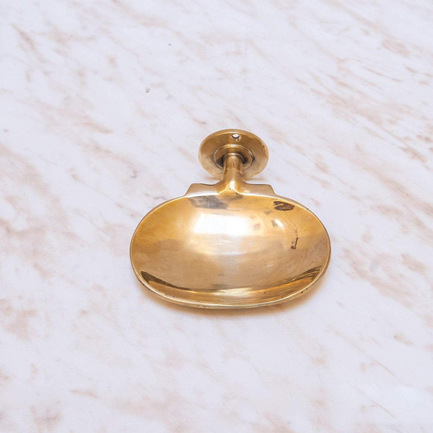 Unlacquered Brass Wall Mounted Soap Dish