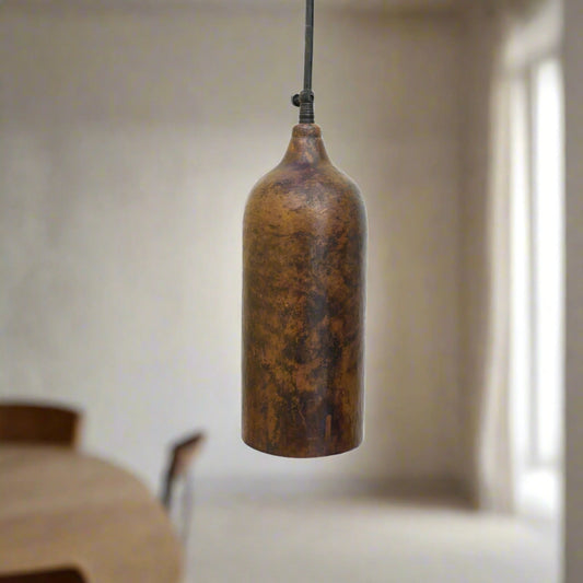 Antique Copper Farmhouse Pendant Light