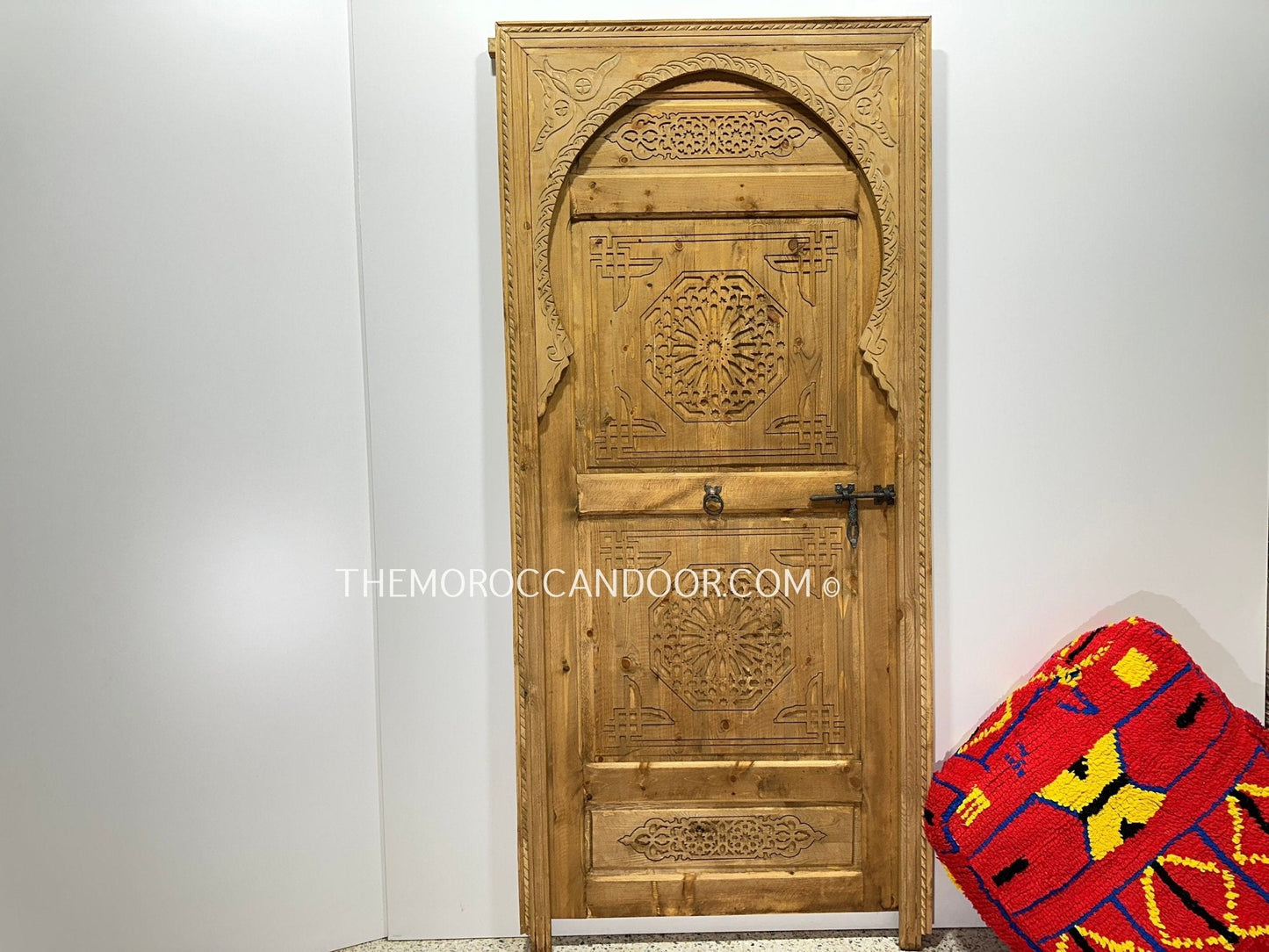 With a custom hand-carved door, carved wood, Moroccan wooden door, or handmade door, you may bring the magic of Morocco into your home.