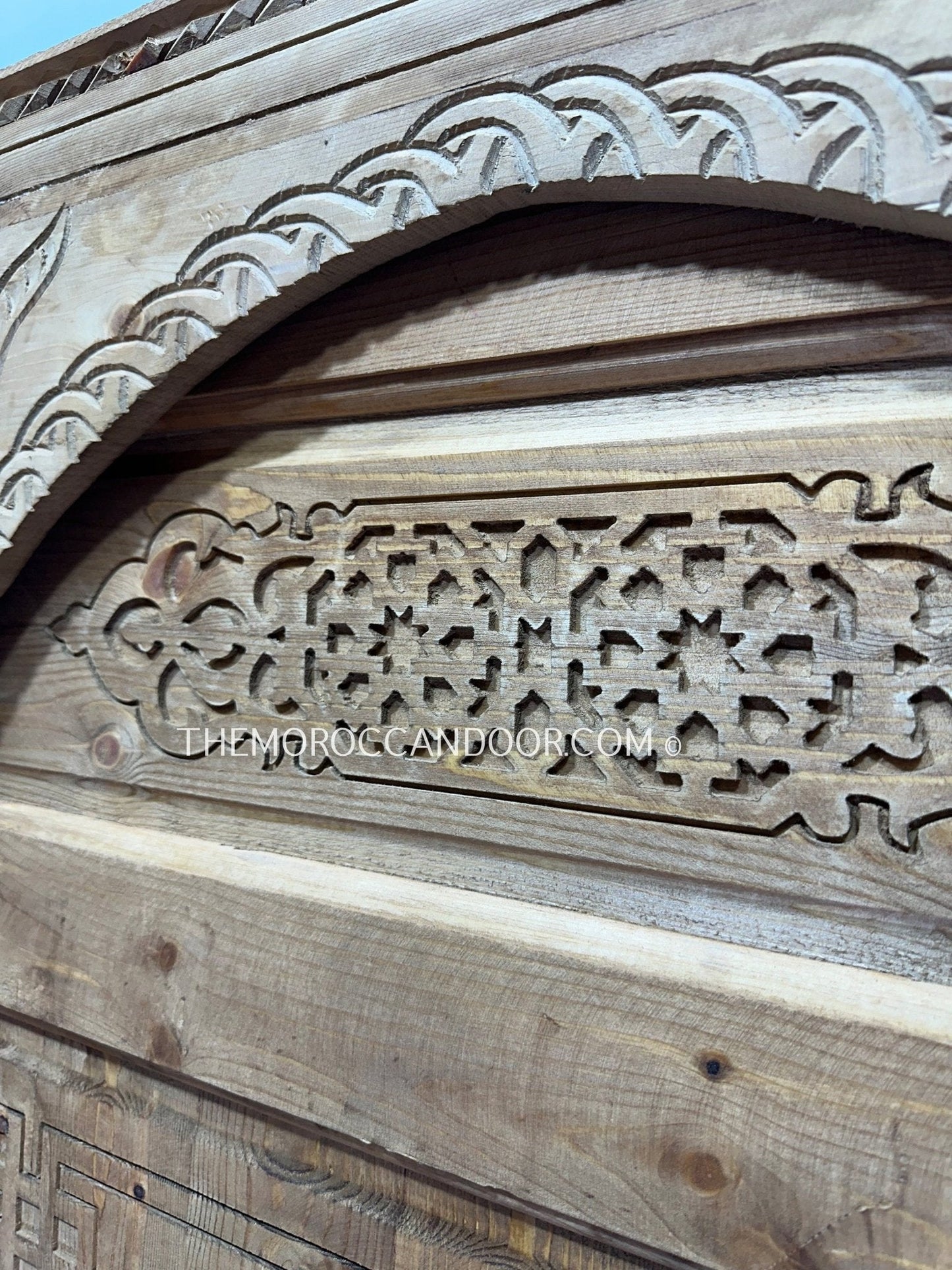 With a custom hand-carved door, carved wood, Moroccan wooden door, or handmade door, you may bring the magic of Morocco into your home.