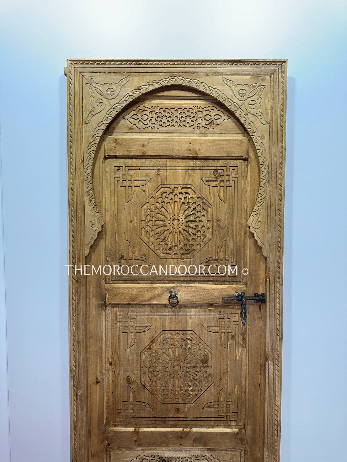 With a custom hand-carved door, carved wood, Moroccan wooden door, or handmade door, you may bring the magic of Morocco into your home.