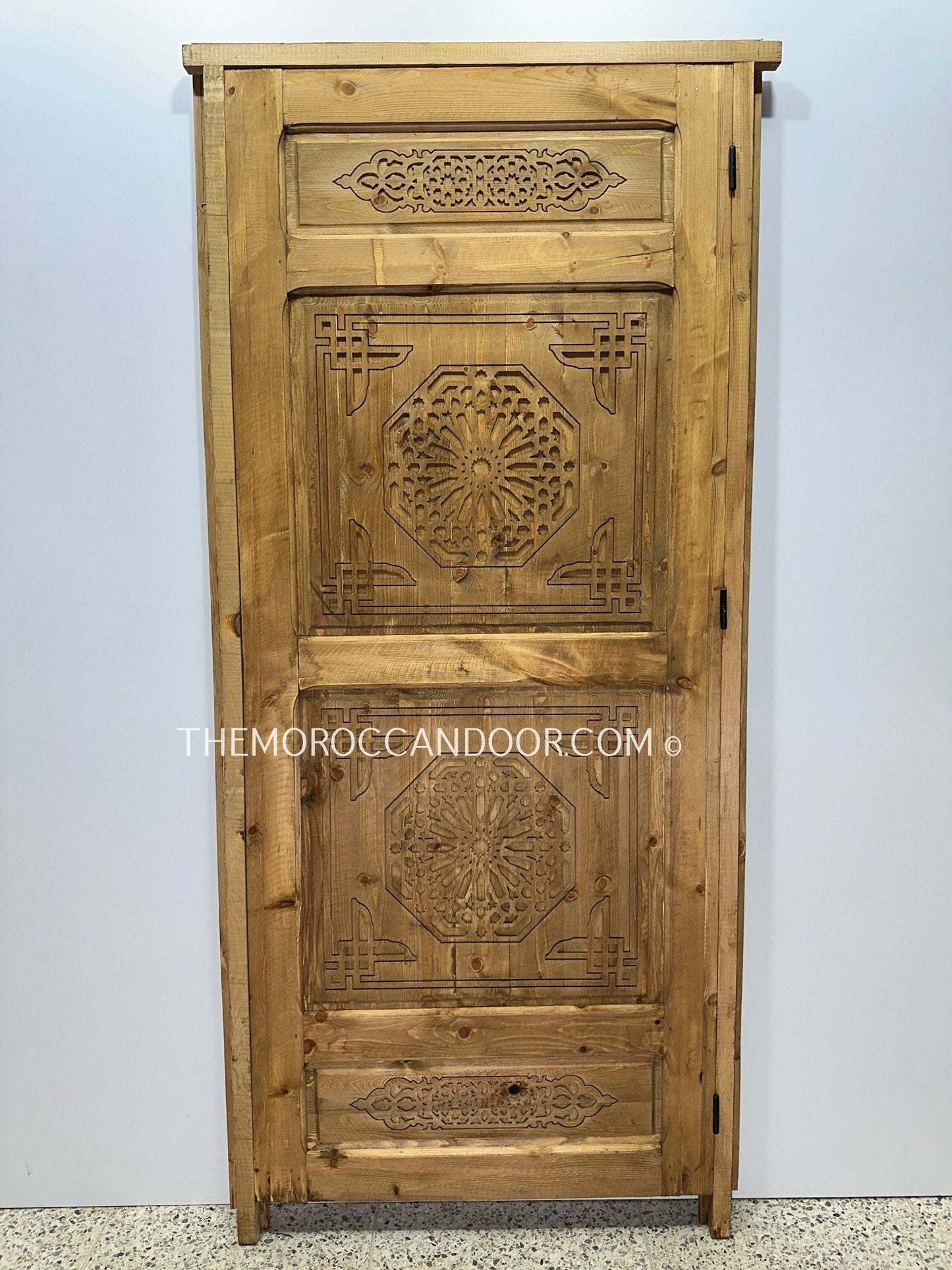 With a custom hand-carved door, carved wood, Moroccan wooden door, or handmade door, you may bring the magic of Morocco into your home.