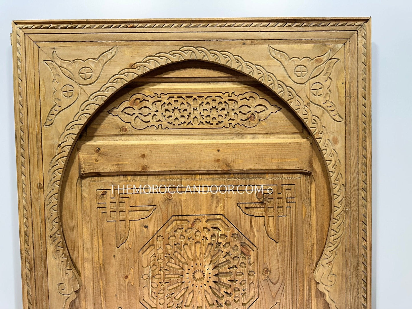 With a custom hand-carved door, carved wood, Moroccan wooden door, or handmade door, you may bring the magic of Morocco into your home.